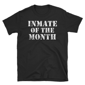 Halloween Trick Treat Inmate of the Month T-Shirt S-3XL