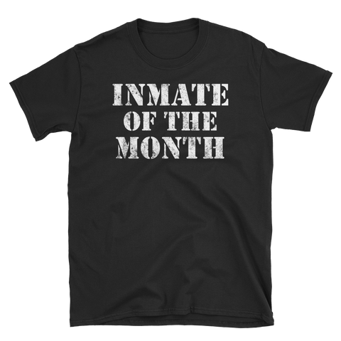 Halloween Trick Treat Inmate of the Month T-Shirt S-3XL