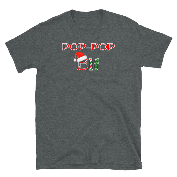 Christmas Elf Pop-Pop T-Shirt S-3XL