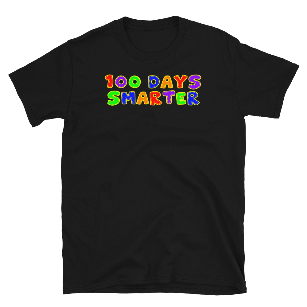 100 Days Of School Smarter T-Shirt S-3XL