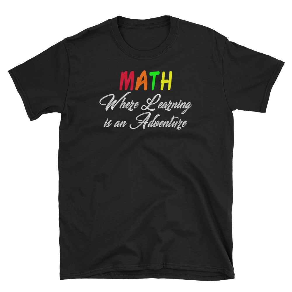 Back To School Math Adventure Teacher T-Shirt S-3XL