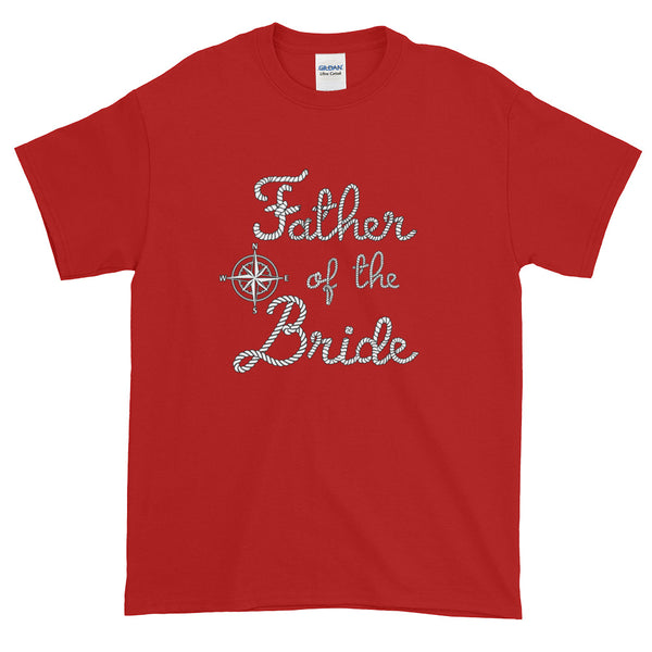 Father Of The Bride Beach Wedding Compass T-Shirt S-5XL