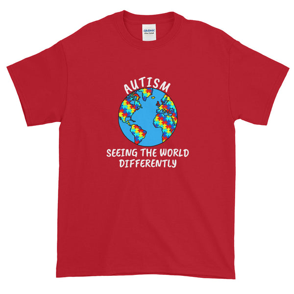 Autism Awareness Seeing World Differently Short-Sleeve T-Shirt