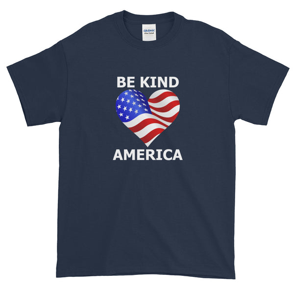 Fourth Of July American Flag Be Kind T-Shirt S-5XL