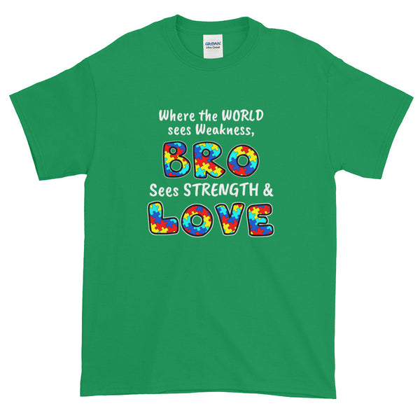 Autism Awareness Brother Strength Short-Sleeve T-Shirt