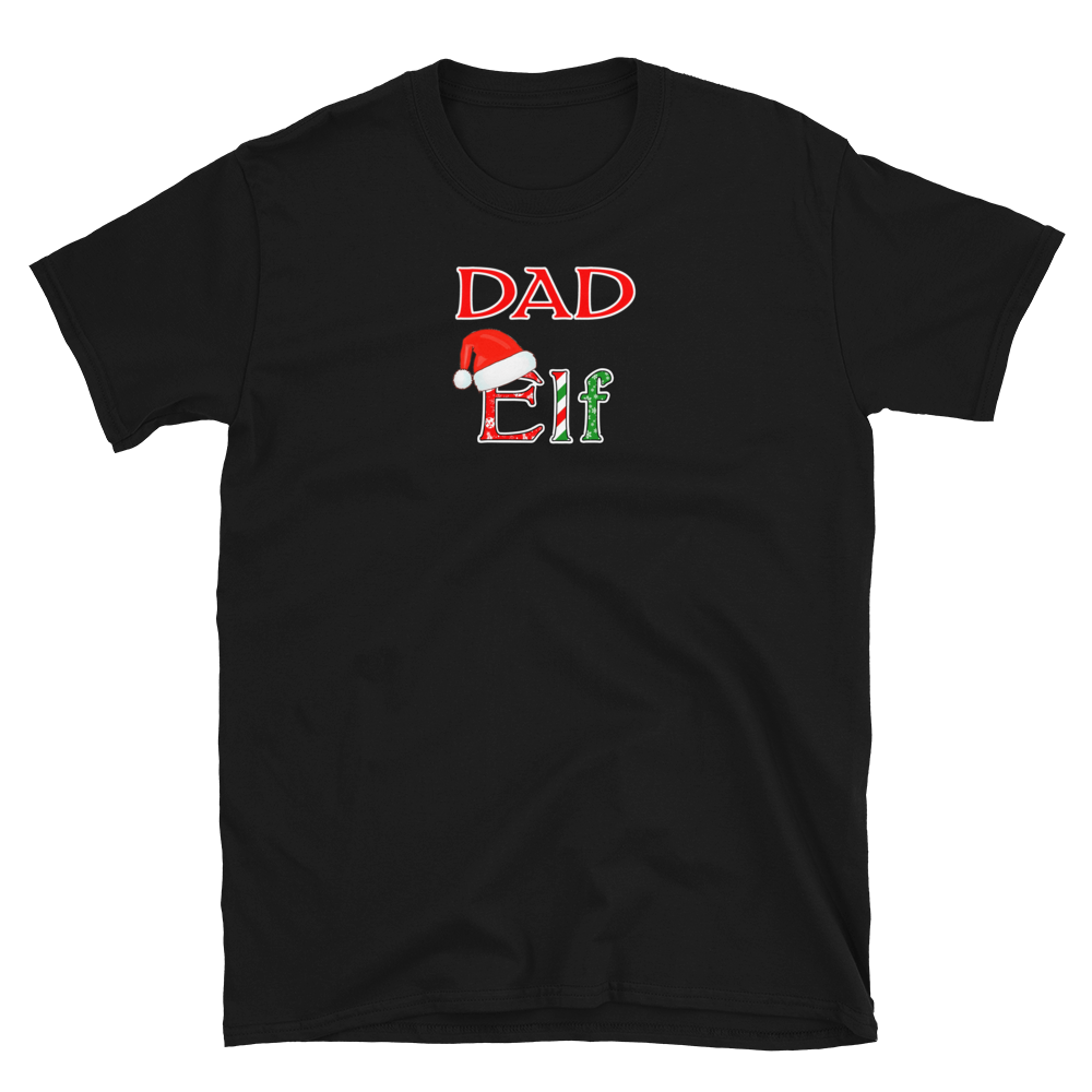 Christmas Elf Dad T-Shirt S-3XL