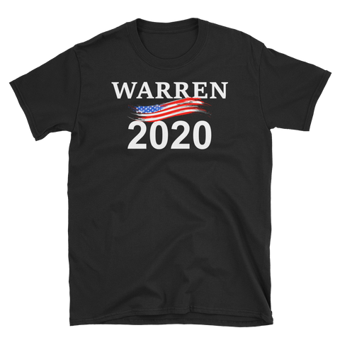 Elizabeth Warren 2020 President Flag T-Shirt S-3XL