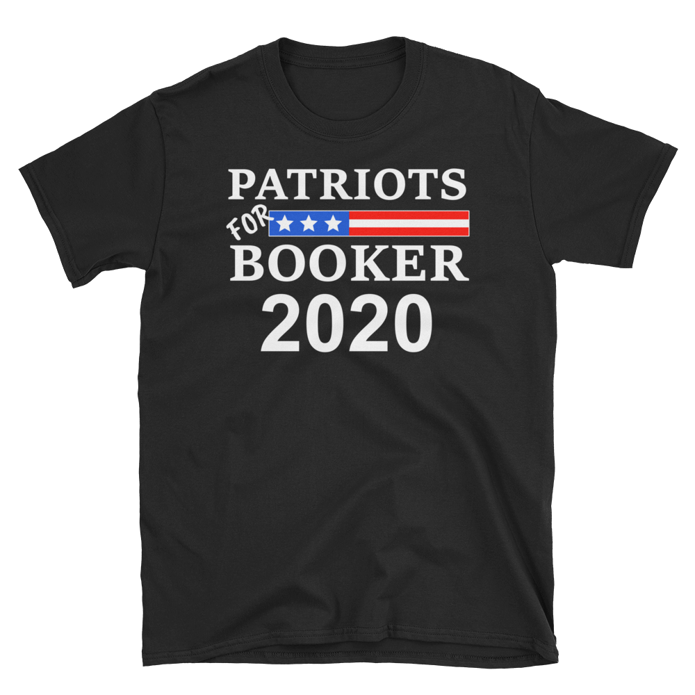 Cory Booker 2020 President Patriots Banner T-Shirt S-3XL