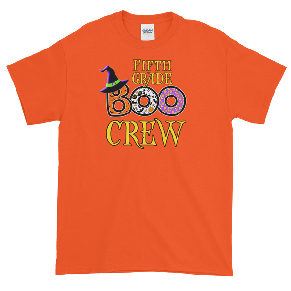 Halloween Teacher Fifth Grade Boo Crew T-Shirt S-5XL