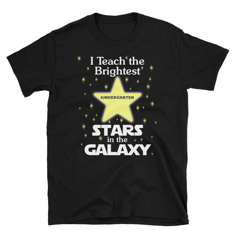 Back To School Kindergarten Teacher Brightest Stars T-Shirt S-3XL