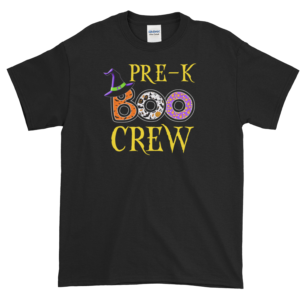 Halloween Teacher Pre-K Boo Crew T-Shirt S-5XL