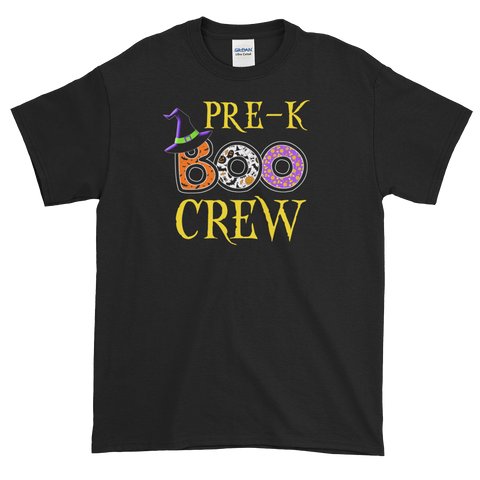 Halloween Teacher Pre-K Boo Crew T-Shirt S-5XL