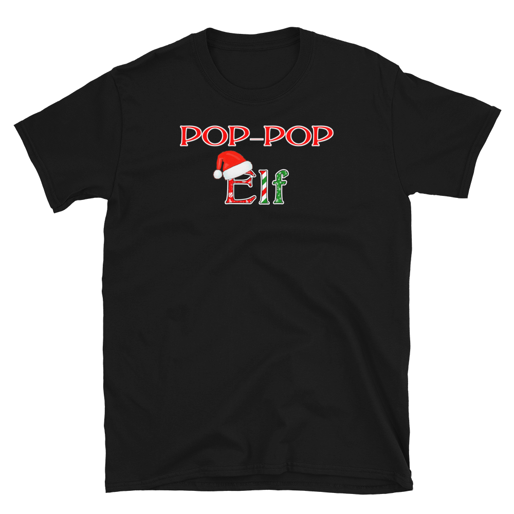 Christmas Elf Pop-Pop T-Shirt S-3XL