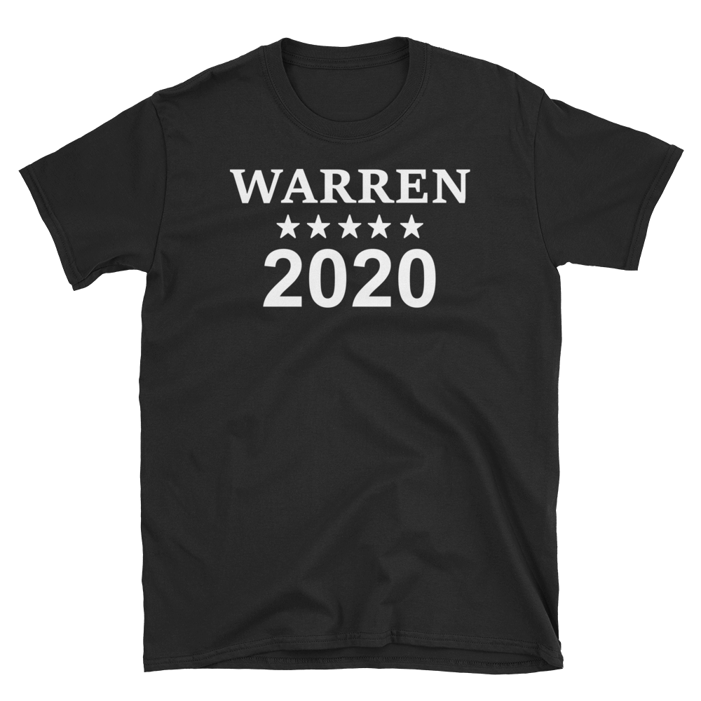 Elizabeth Warren 2020 President Stars T-Shirt S-3XL