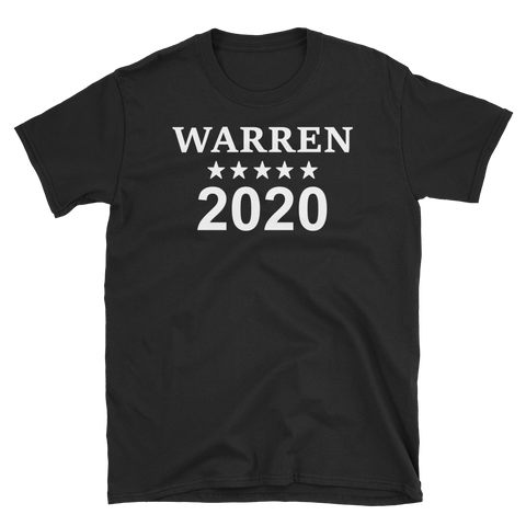 Elizabeth Warren 2020 President Stars T-Shirt S-3XL