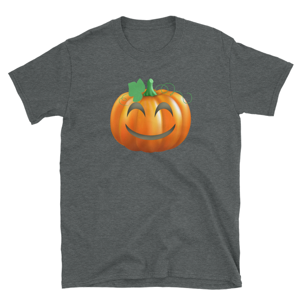 Halloween Pumpkin Emoji Happy T-Shirt S-3XL