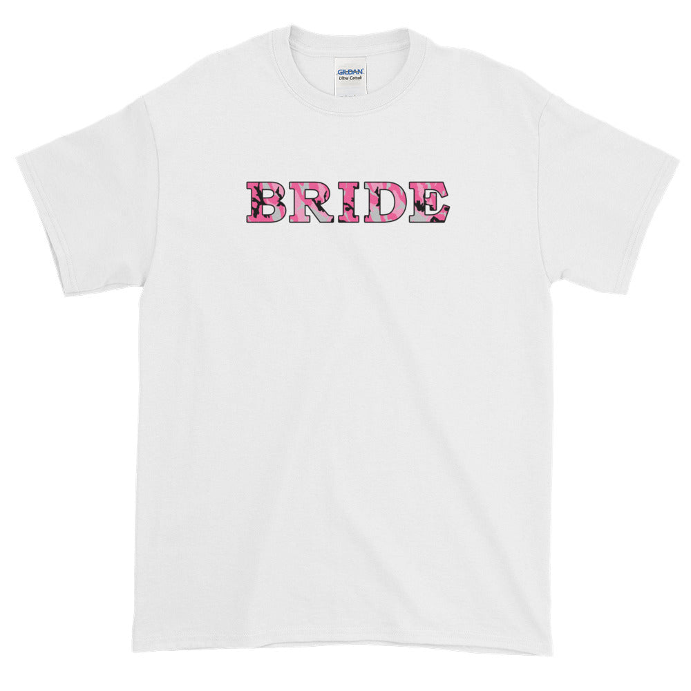 Bride Bachelorette Party Country Wedding Camouflage T-Shirt S-5XL