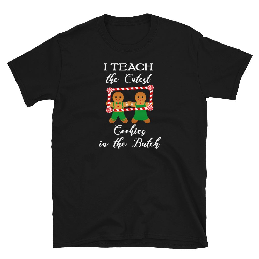 Christmas Teacher Teach Cookies T-Shirt S-3XL