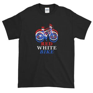 Fourth Of July Bike Bicycle T-Shirt S-5XL