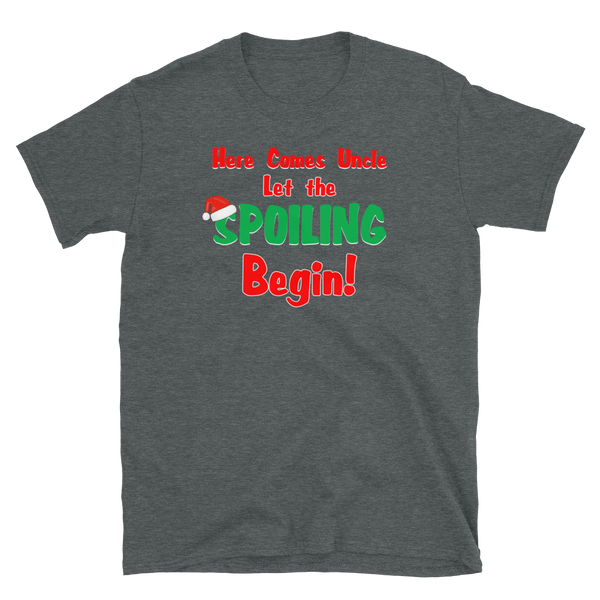 Christmas Spoiling Uncle T-Shirt S-3XL