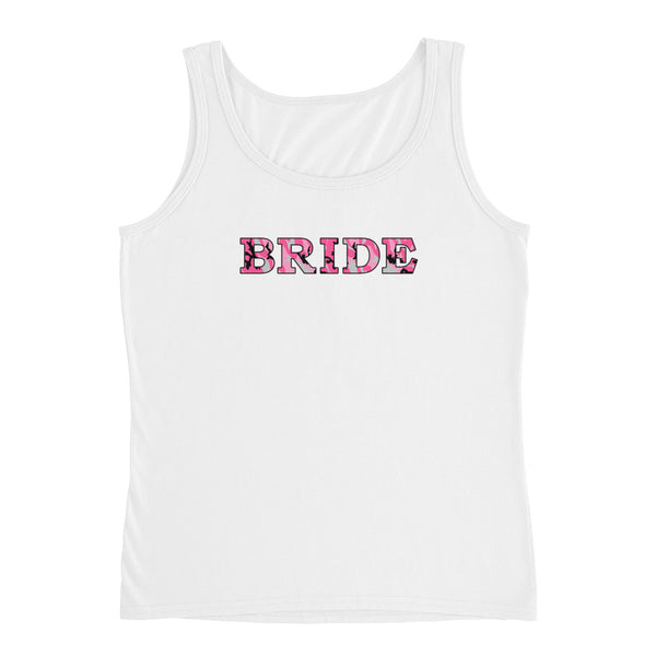 Bride Country Wedding Bachelorette Party Camouflage Tank S-2XL