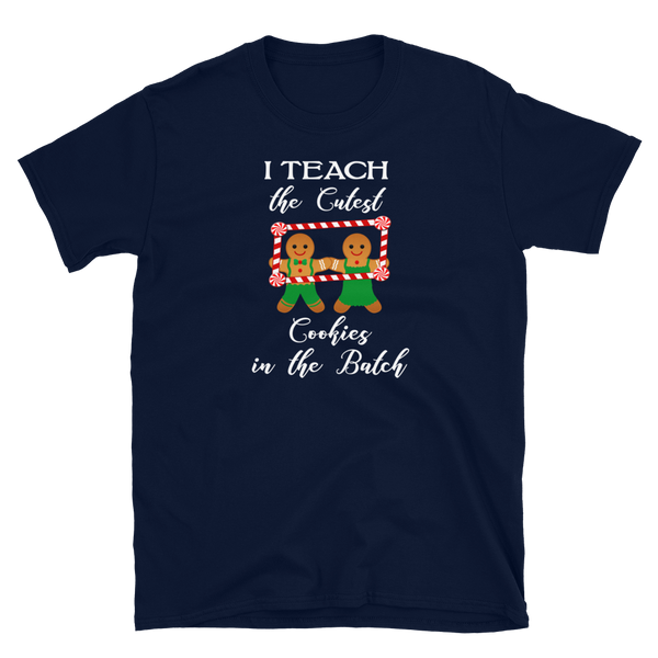 Christmas Teacher Teach Cookies T-Shirt S-3XL