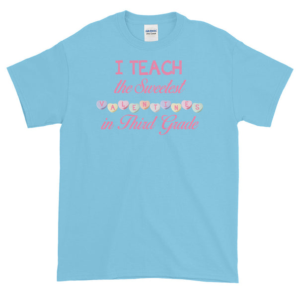 Third Grade Teacher Valentine Short-Sleeve T-Shirt