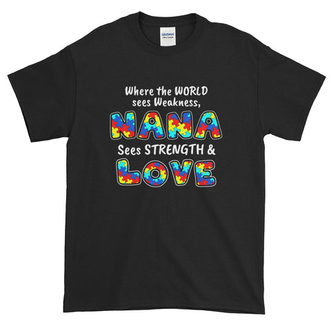 Autism Awareness Nana Strength