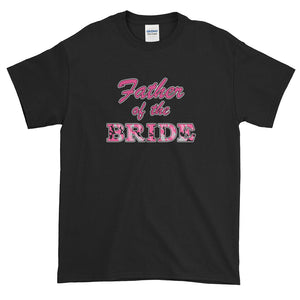 Father Of The Bride Country Wedding Camouflage T-Shirt S-5XL