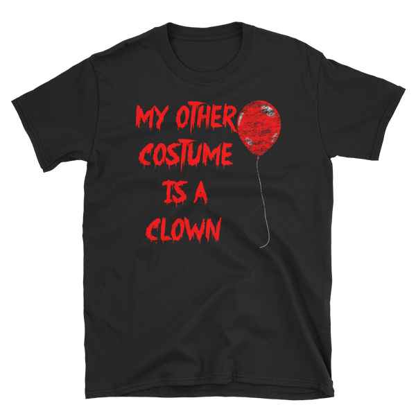 Halloween Trick Treat Clown Costume T-Shirt S-3XL