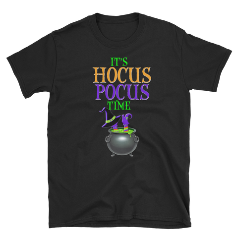 Halloween Trick Treat Hocus Pocus Time T-Shirt S-3XL