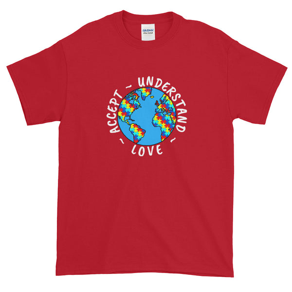 Autism Awareness Accept Love World Short-Sleeve T-Shirt