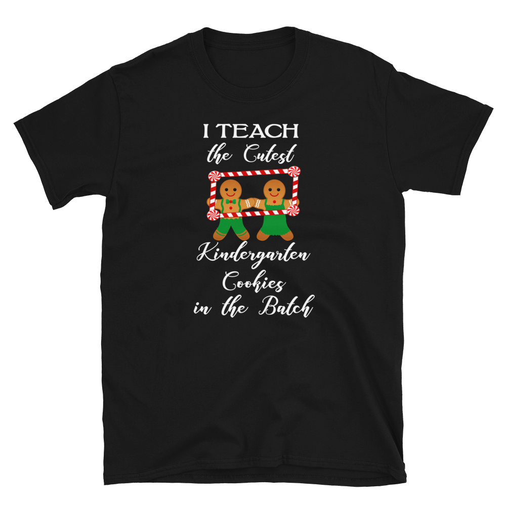 Christmas Kindergarten Teacher Teach Cookies T-Shirt S-3XL