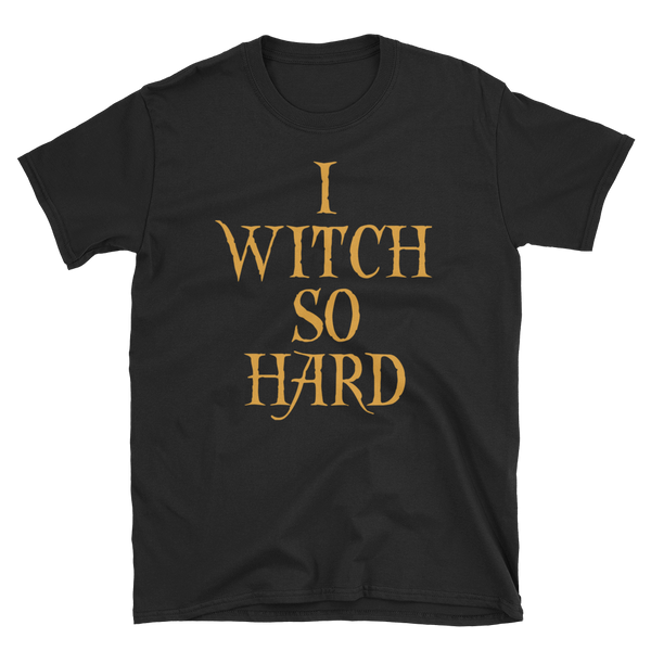 Halloween Trick Treat Witch Hard T-Shirt S-3XL