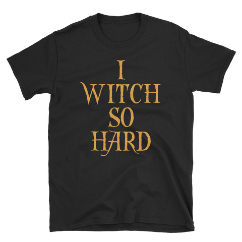 Halloween Trick Treat Witch Hard T-Shirt S-3XL