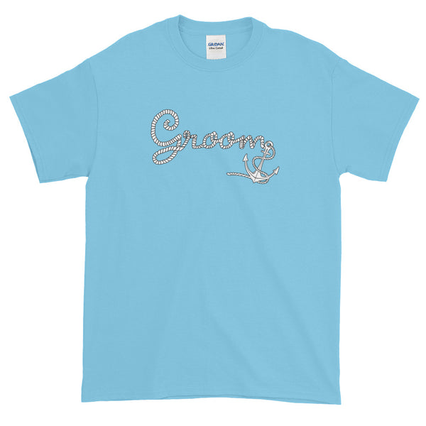 Groom Bachelor Party Beach Wedding Anchor T-Shirt S-5XL
