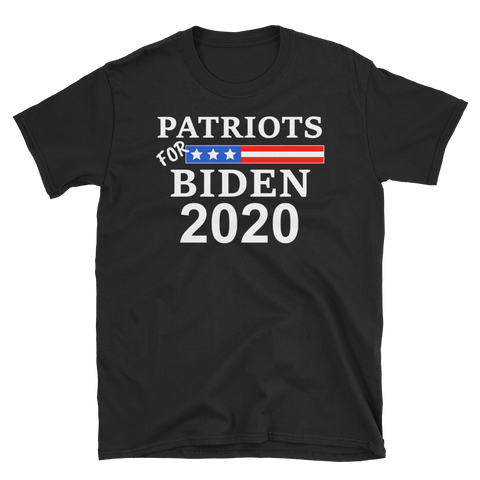 Joe Biden 2020 President Patriots Banner T-Shirt S-3XL