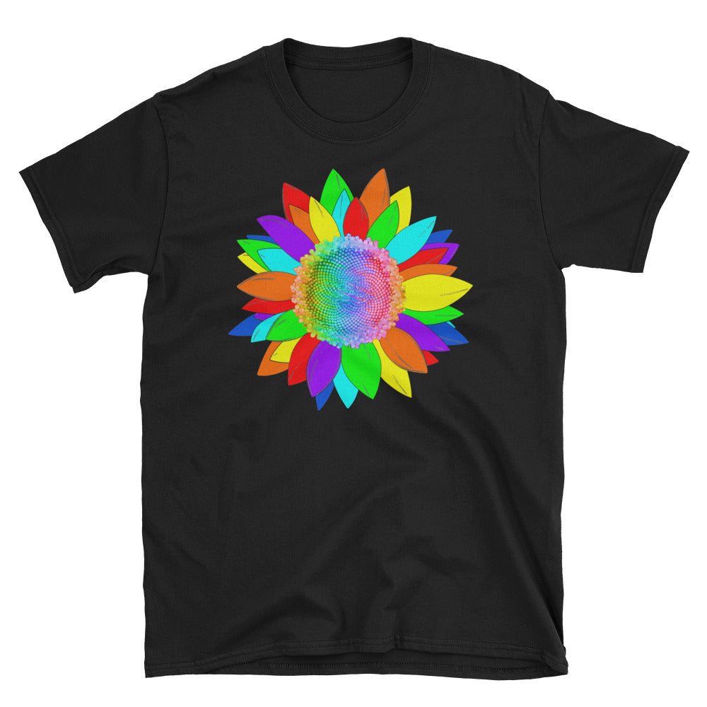 Sunflower Rainbow Bright T-Shirt S-3XL