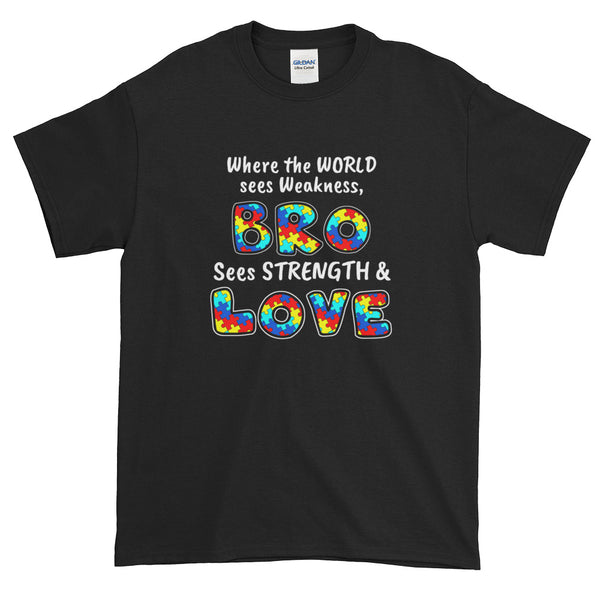 Autism Awareness Brother Strength Short-Sleeve T-Shirt