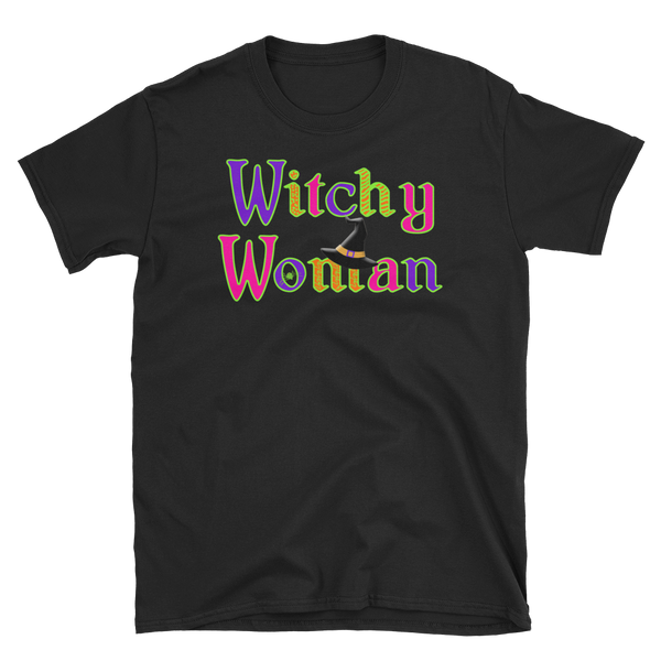 Halloween Trick Treat Witchy Woman T-Shirt S-3XL