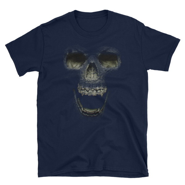 Halloween Trick Treat Smoky Skull T-Shirt S-3XL